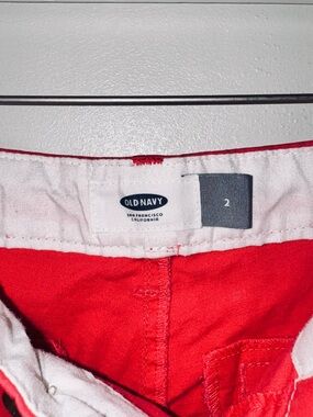 Old Navy Bright Red Cuffed Women's Shorts